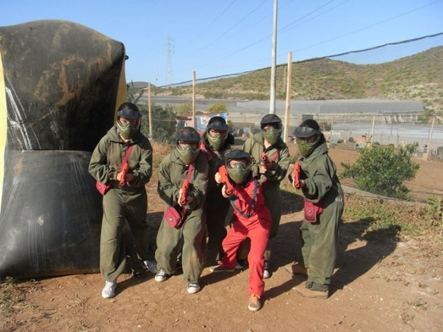 Posando con la marcadora